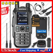 Digital Handheld Radio Scanner Fire Police VHF FM EMS Ham 2 Way Transceiver Dual