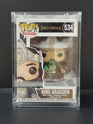 Beckett COA signed Viggo Mortensen Aragorn Herr der Ringe Autogramm Funko Pop