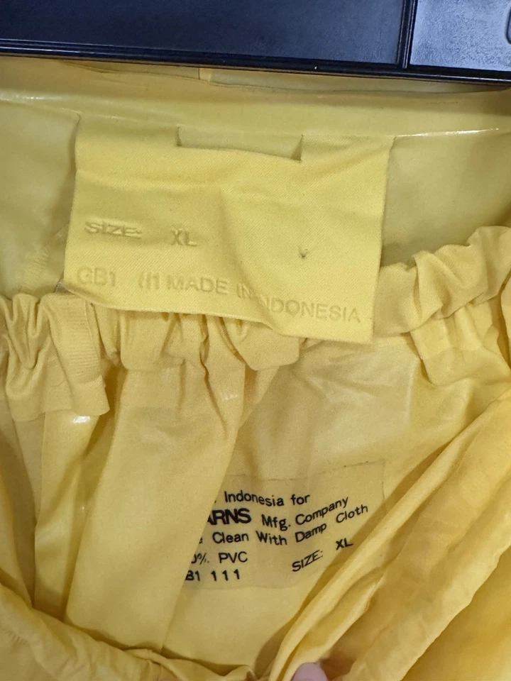 Stearns Rain Suit Adult XL Yellow Jacket Pants - Image 3 of 4
