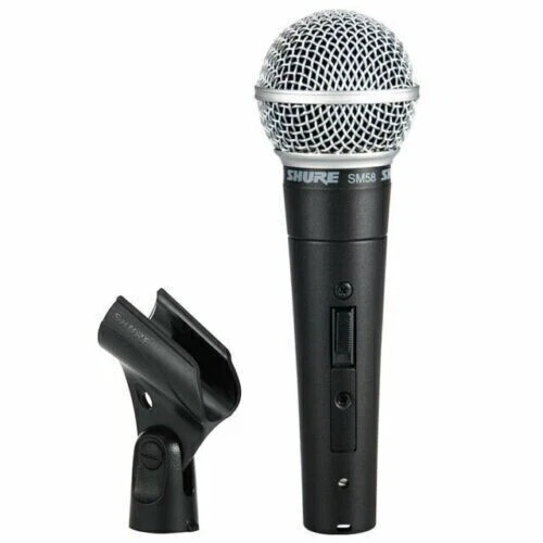 Hot brand-new SM58S Dynamic Vocal Microphone With On/Off Switch US FAST SHIPPING - Image 3 of 4