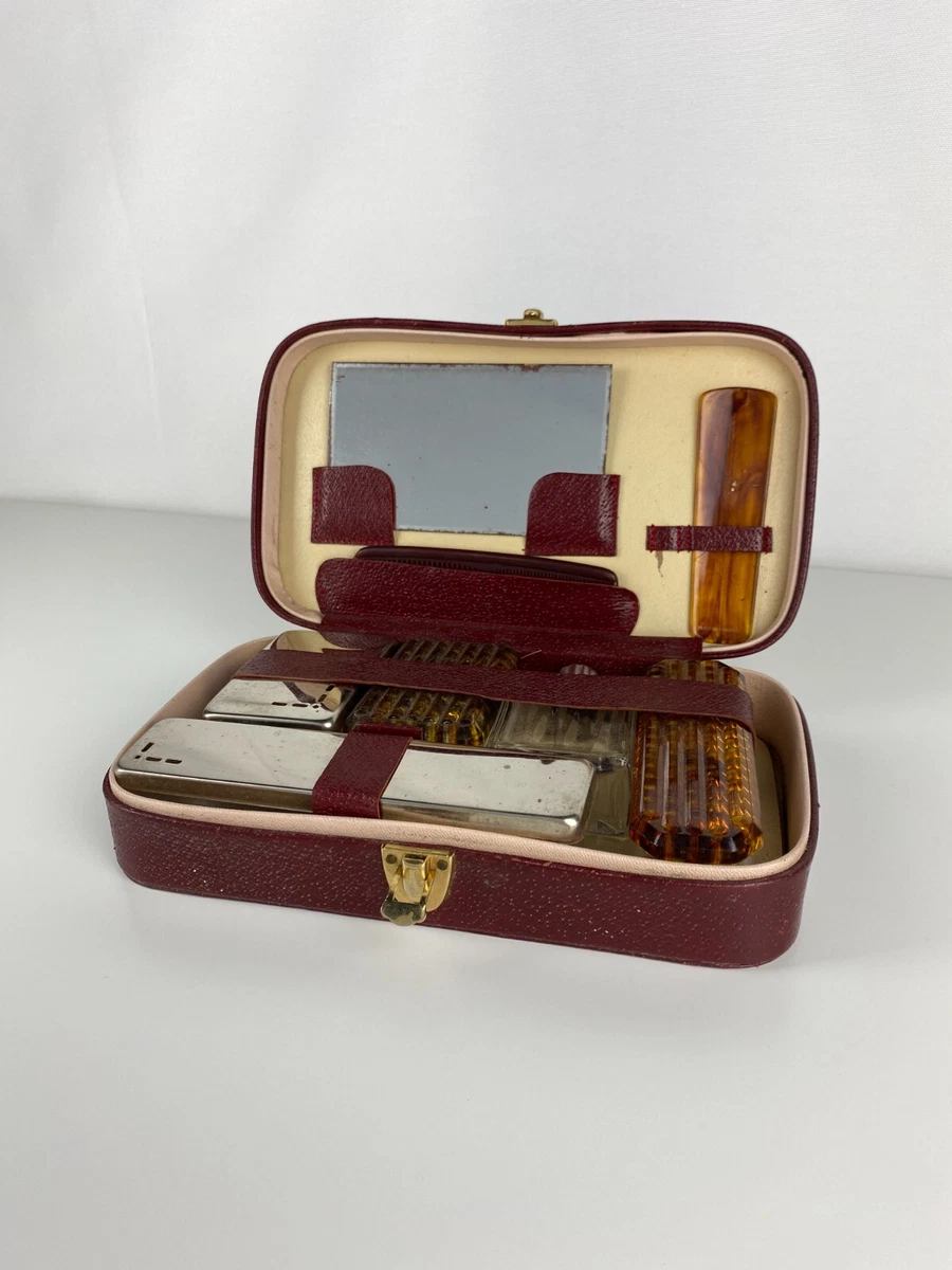Ancienne Trousse De Toilette Vintage – Objet Déco Et Pratique, Charme Rétro