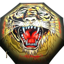 Ed Hardy Tiger 6' Beach Patio Outdoor Umbrella
