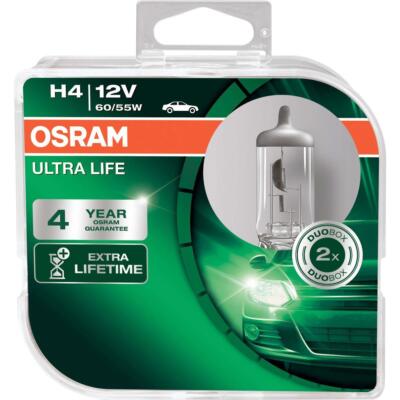 Osram ULTRA LIFE Duo-Box H4 12V 60/55W P43t CRX