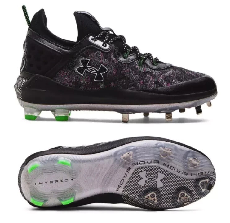 Under Armour Harper 8 Low ST Baseball Cleats Mens 12 Black Silver Metal 3026588 Under Armour Men main image 4