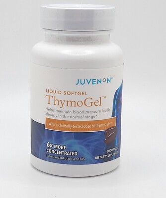 Juvenon ThymoGel - 30 Softgels - w/ Black Seed Oil Thymo Gel *SEALED* NEW