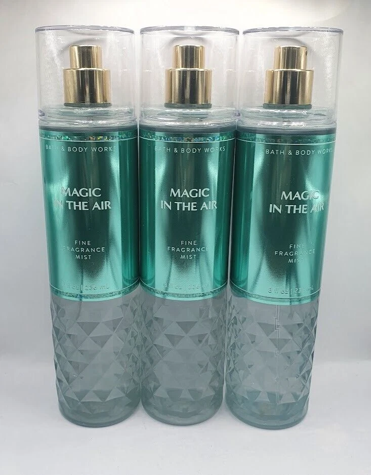 BATH AND BODY WORKS MAGIC IN THE AIR BODY MIST 8 FL OZ (SET OF 3