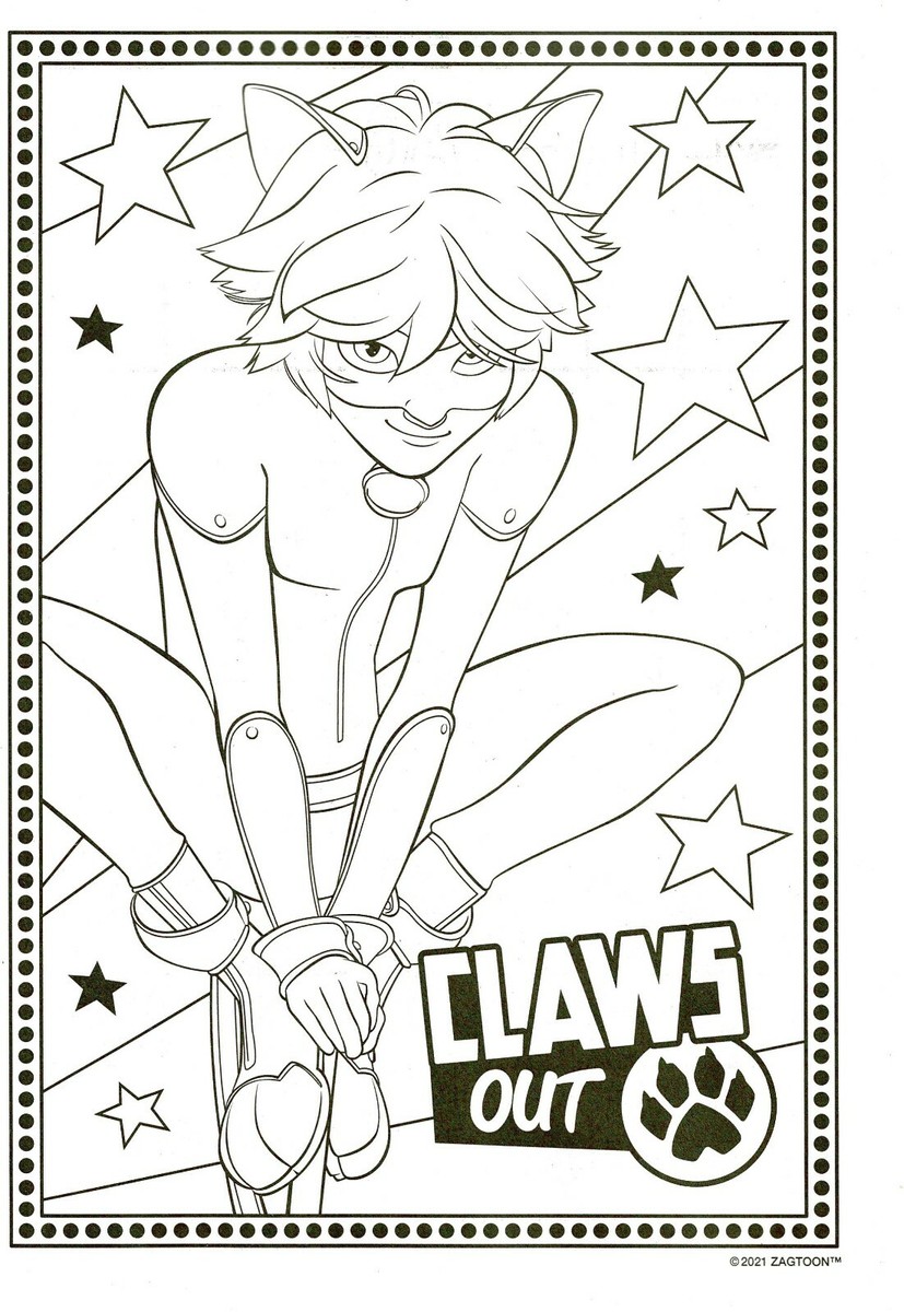 Miraculous - I am My Own Hero - Jumbo Coloring & Activity