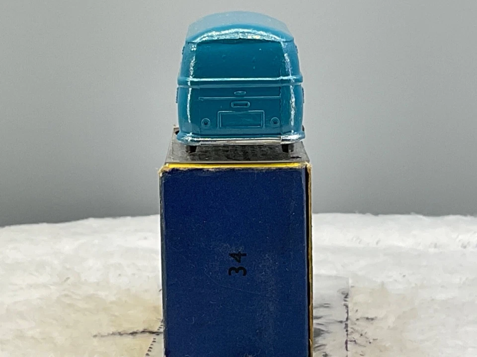 Furgoneta panel Volkswagen Lesney Matchbox No 34A años 50, G, P, W, como nueva, genuina, en caja B2 Foto 2 de 4