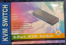 NEW LINKSKEY LKV-0880 8-Port PS/2 KVM Switch 19" Rackmount Fast free shipping