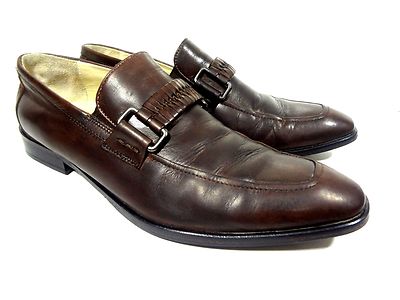 Kenneth Cole New York Net Wealth Brown Leather Loafers‎ Men\'s 8 Dress Shoes Kenneth Cole New York Mens Leather Slip On Dress Shoes  main image 3