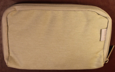 GEMLINE Office 8x5'' Toiletry Bag Heather Grey Travel Pouch Clutch -NEW w/o tags