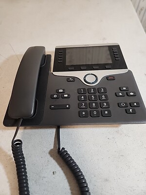 Cisco CP-8851 LCD Color Display Office VoIP Phone W/ Handset & Stand NoPatchCBL