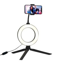 6 Inch LED Ring Light Tripod Kit Stand Phone Holder Selfie Camera Studio Video.