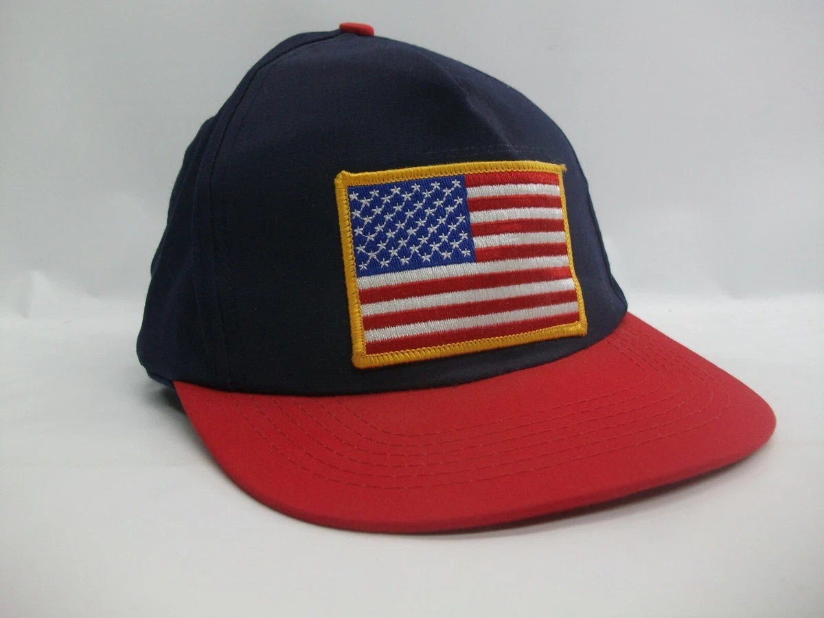 Baseball cap with sales american flag patch