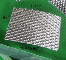 STAR TREK PROP, PHASER "EXTRA" CRISPY FOIL, STAMPED ALUMINUM