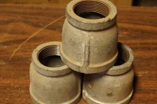 Galvanized Pipe Reducing Couplings 2" x 1.5" NPT WARD "G" USA 1 Shipping