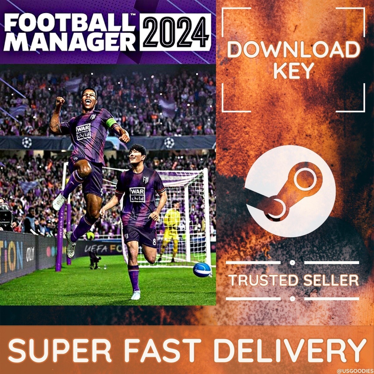 Football Manager 2024 [2023] PC/MAC GAME STEAM ACTIVATION