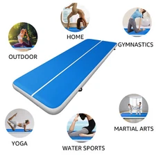 20 FT Air Track Inflatable Training Tumbling Gymnastics Gym Mat with Pump