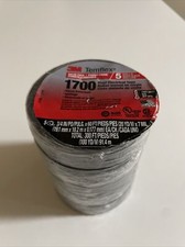 3M Temflex 1700- 5Rolls- Value Pack- Black- Vinyl Electrical Tape