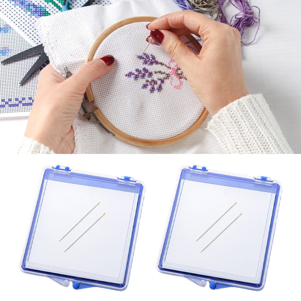 Needle Box Knitting Pin Organizer Pin Holder Box Sewing