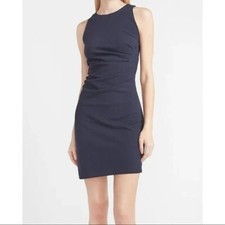 Express Pleated Side Sleeveless Sheath Dress XS
