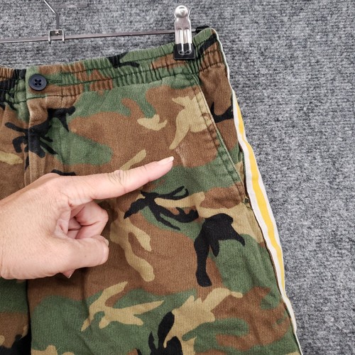 Polo Ralph Lauren Shorts Kids 18 Green Camouflage Elastic Waist Stretch Bermuda - Picture 13 of 24