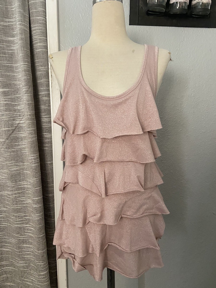 Forever 21 Womens Pink Racerback Tank Top Size M