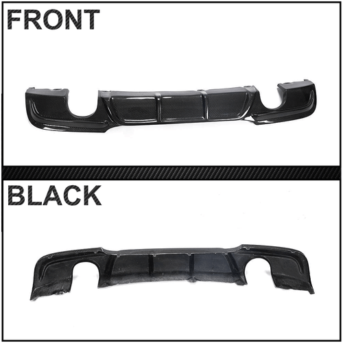 Spoiler diffusore posteriore in carbonio adatto per BMW SERIE 3 E90 325i 335i pacchetto M  - Foto 11 di 12