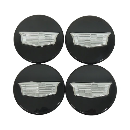 Set of 4 Centercaps Black 39483 Diameter 67mm 2016-19 ATS-V CTS-V 23212548