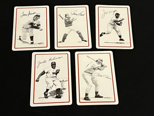 1978 Landsman playing cards- (lot of 5)- Jakie Robinson, Pete Rose, Tom Seaver + - Picture 1 of 7