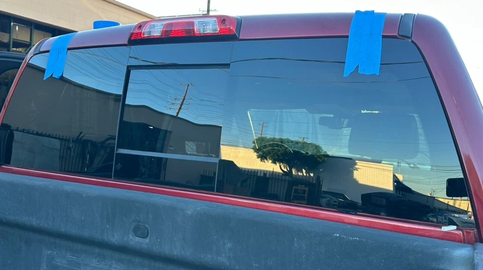 Fit 2014-2018 Chevy Silverado 1500 Rear Glass Power Slider Heated w/ Regulator Foto 2 de 4