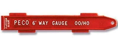 Peco SL-36 ~ New 2024 ~ HO Scale ~ 6' Way Gauge ~ Double Track Spacing Tool