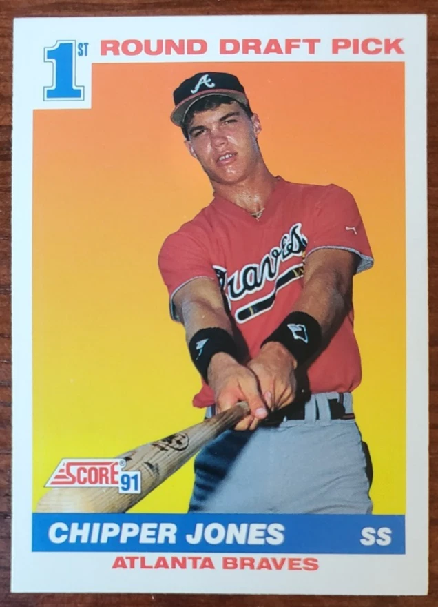 Chipper Jones trading card