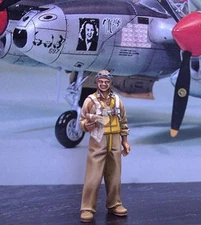 Legend 1/48 Richard Ira Bong US Fighter Ace Pilot WWII [Resin Figure kit] LF4803