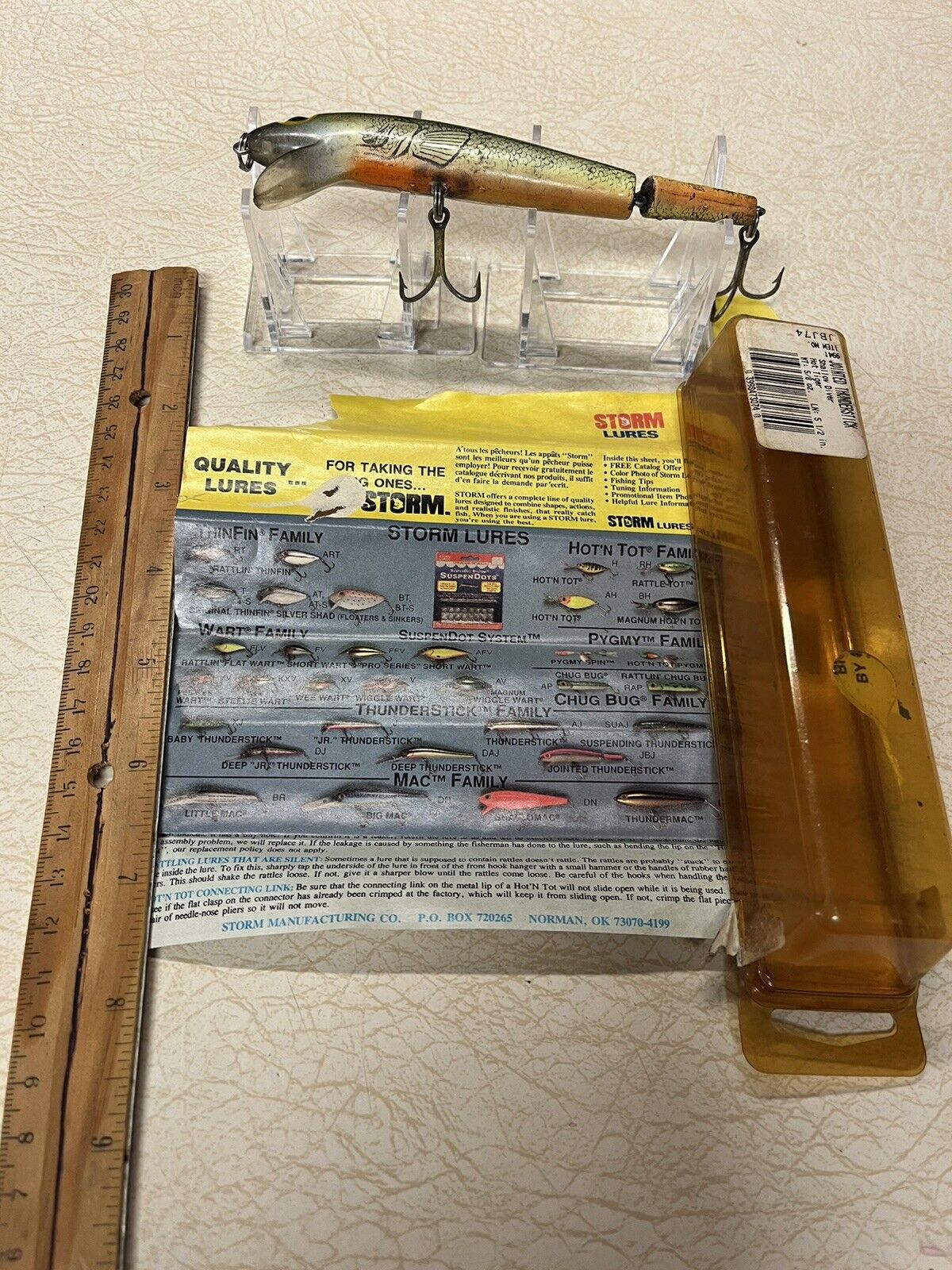 Storm Jointed Thunderstick Fishing Lure Shallow Diver Wt5/8 Oz