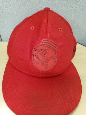 Cincinnati Reds Hat Cap Mens 7 3/8 NE 59Fifty Fitted MLB Mr Red Adult