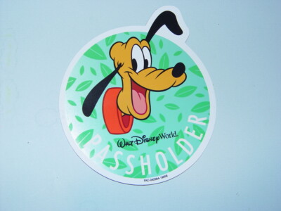 Disney Parks Passholder Pluto Car Magnet EPCOT Flower & Garden Festival 