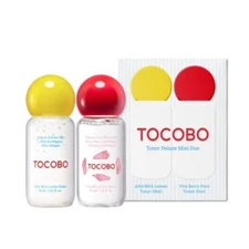 TOCOBO Toner Deluxe Mini Duo Travel Size -30ml x 2 AHA BHA Lemon Vita Berry Pore