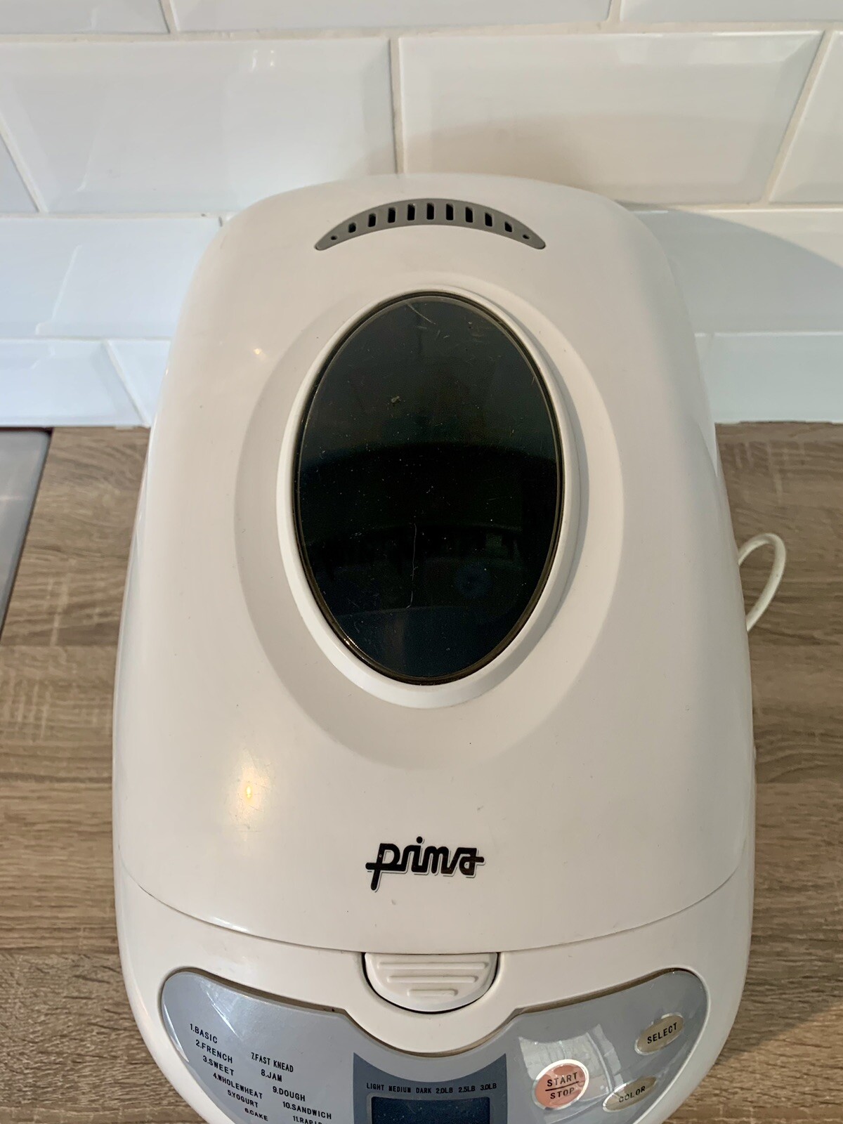 Prima Bread Maker Home Bakery ABM31 Cake Yoghurt Rapid Bake Read