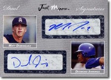 2008 Matt Dominguez * Desmond Jennings * Autograph Rookie SILVER Auto #/25
