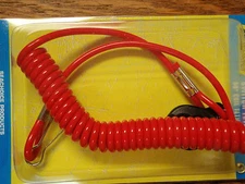 KILL SAFETY SWITCH LANDYARD ONLY 11691 UNIVERSAL 50" COIL BOAT MARINE PARTS  