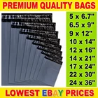 GREY MAILING BAGS STRONG POLY POSTAL POST POSTAGE SELF SEAL PACKAGING STRONG