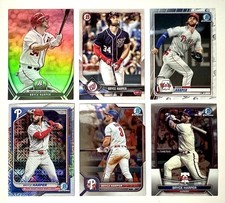 BRYCE HARPER 2013-2024 BOWMAN, CHROME, PLATINUM - BASE and MEGA BOX REFRACTOR