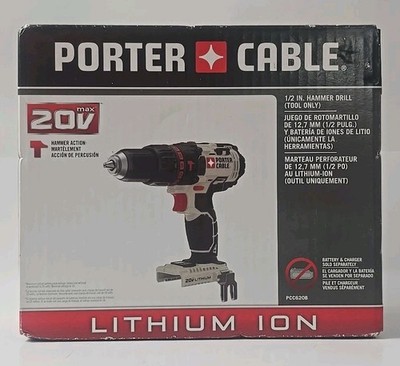 Porter Cable 20V Max Lithium Ion Hammer Drill (Bare Tool)