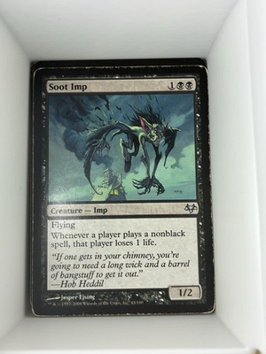#ad Soot Imp LP Regular #43 Uncommon Eventide MTG. M13 $1.50