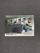 2024-25 Upper Deck Credentials Speed Of The Game Macklin Celebrini RC