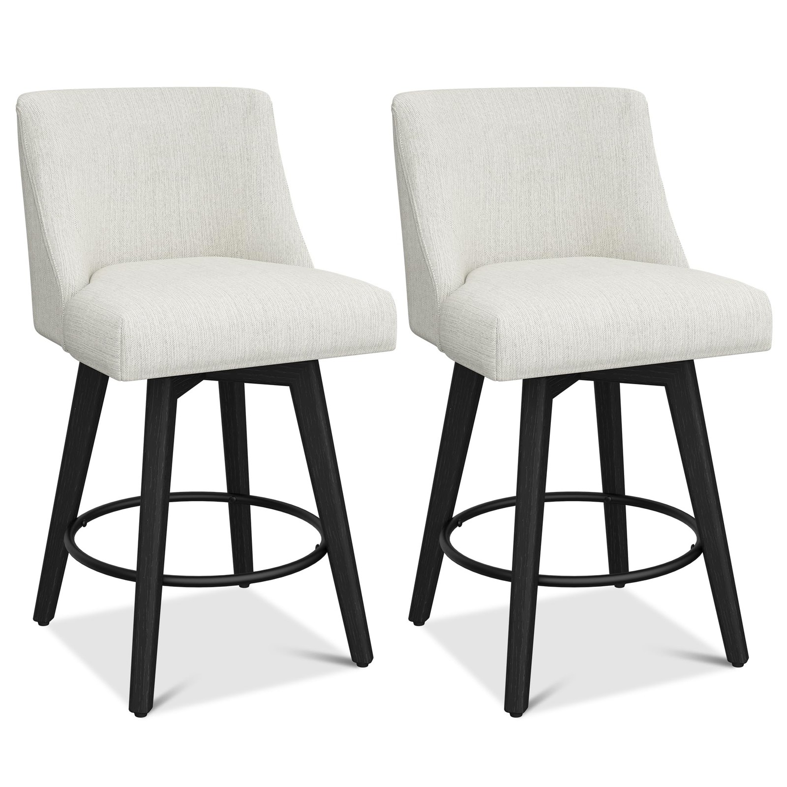 БАРНЫЕ СТУЛЬЯ CARTERCHAIRR С ВЫСОТОЙ СТОЛЕШНИЦЫ 26 см - БЕЖЕВЫЙ