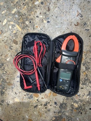Ames CM400A AC Clamp Meter Cat iii 600V With Case, Leads, And Manual - Used