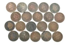 Lot 20 1800's 1890-1899 Indian Head Penny Cents US Coin Collection 2/5 Roll *342