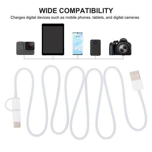 Datenleitung Micro USB Datenkabel USB-C-Kabel Mit Doppeltem Verwendungszweck - 第 7/12 張圖片